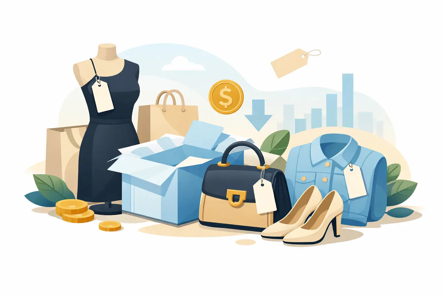 Designer Clothing With Original Tags, Less to Pay