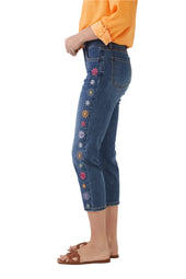 Olivia Floral Seam Jeans
