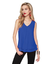 Sleeveless Layered Top