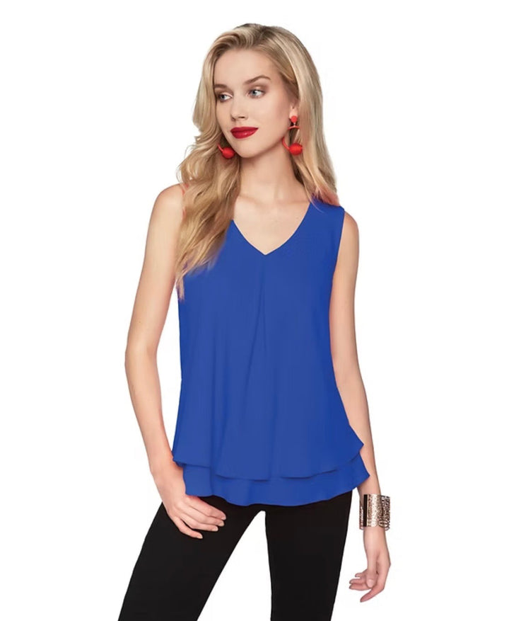 Sleeveless Layered Top