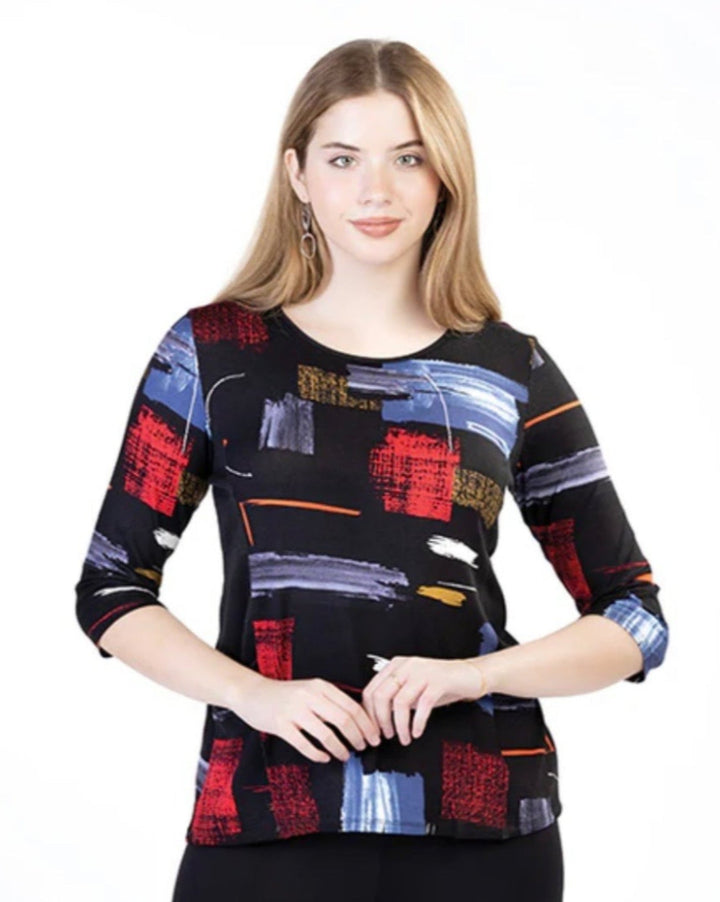 Abstract Print Top