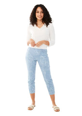 Pull On Slim Crop Pants