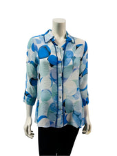 Circle Print Blouse