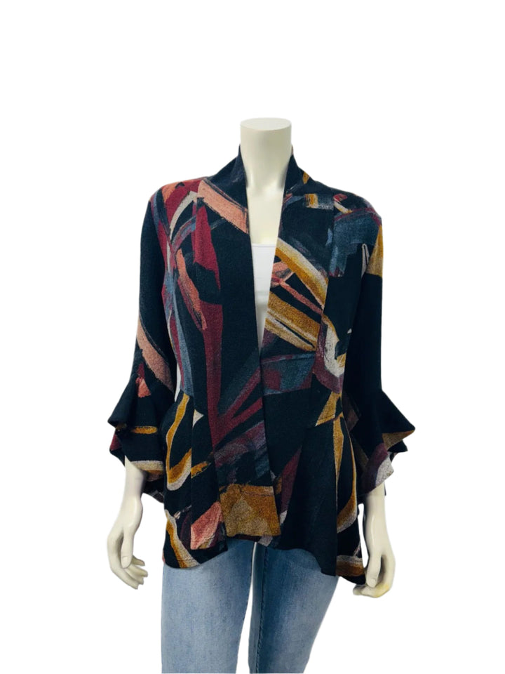 Ruffle Sleeve Jacket