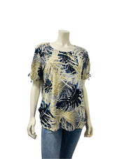 Short Sleeve Print Top