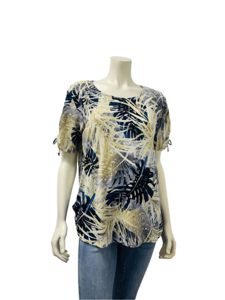 Short Sleeve Print Top