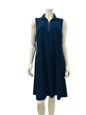 Zip Front W Pockets Dress