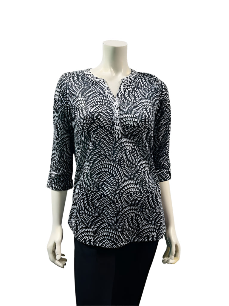 FDJ Sleeve Henley Top