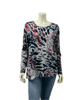 Round Neck Print Top