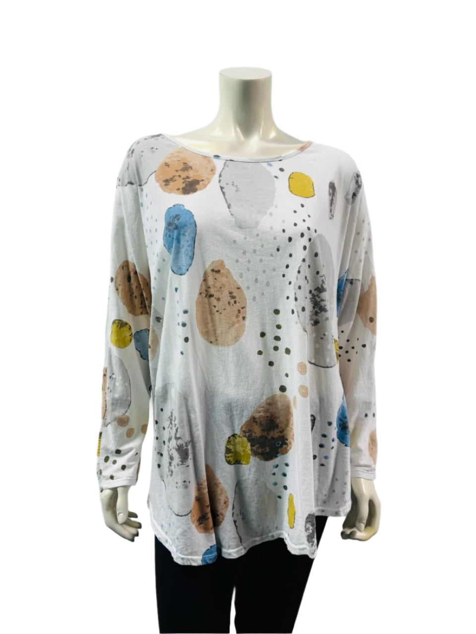 Cherish Circle Print Top