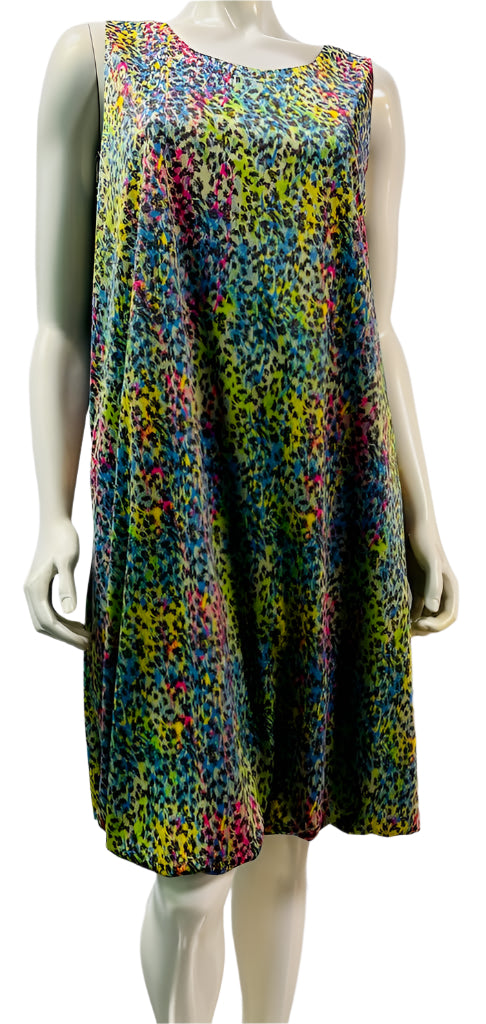 Cheetah Print Bubble Pockets Dress