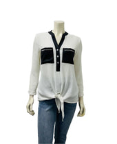 Patch Pockets Tie Bottom Top