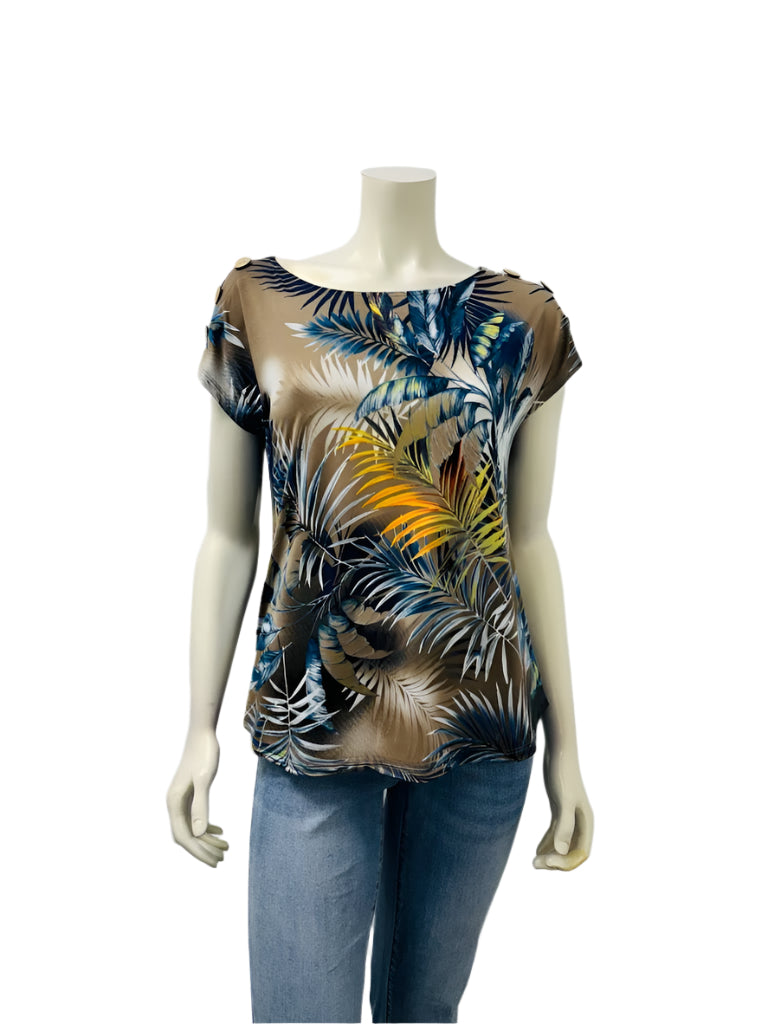 Soft Works Short Sleeve Print Top