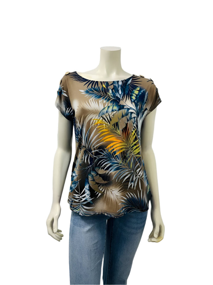 Short Sleeve Print Top