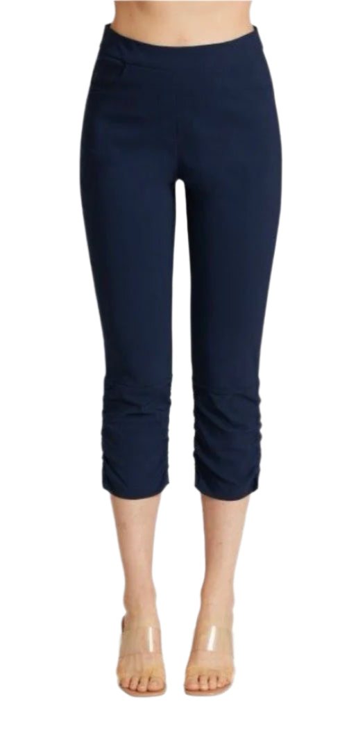 Rouched Capri Pants