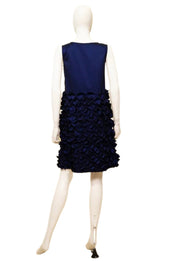 Crew Neck With Petals Dress