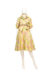 Short Sleeve With Self Belt Dress