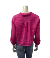 Linen Tie Front Top
