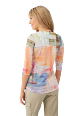 Notch Neck Sleeve Top
