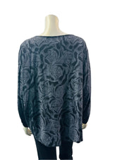 Lillywhites Rose Print W Sequins Tunic