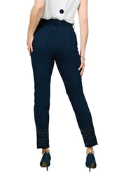 Embellished Hem Jeans