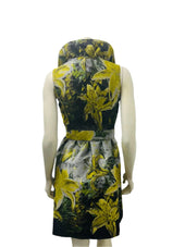 Brocade Double Collar Dress