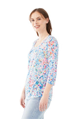 Dot Scoop Neck Top