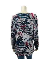 Round Neck Print Top