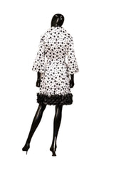 Dots With Ruffle Bottom Coat