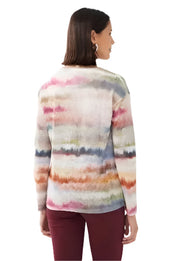 Boatneck Print Top