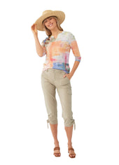 Notch Neck Sleeve Top