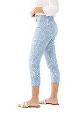 Pull On Slim Crop Pants