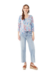 Dot Scoop Neck Top