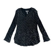 Long Sleeve V-Neck Blouse Top