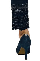 Embellished Hem Jeans