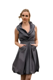Triple Wired Collar Bubble Dress