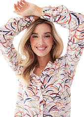 Roll Up Sleeve Smock Detail Top
