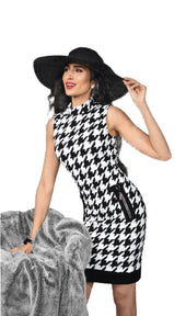 Houndstooth Dress