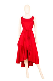 Long With Bow On Shoulder Dress