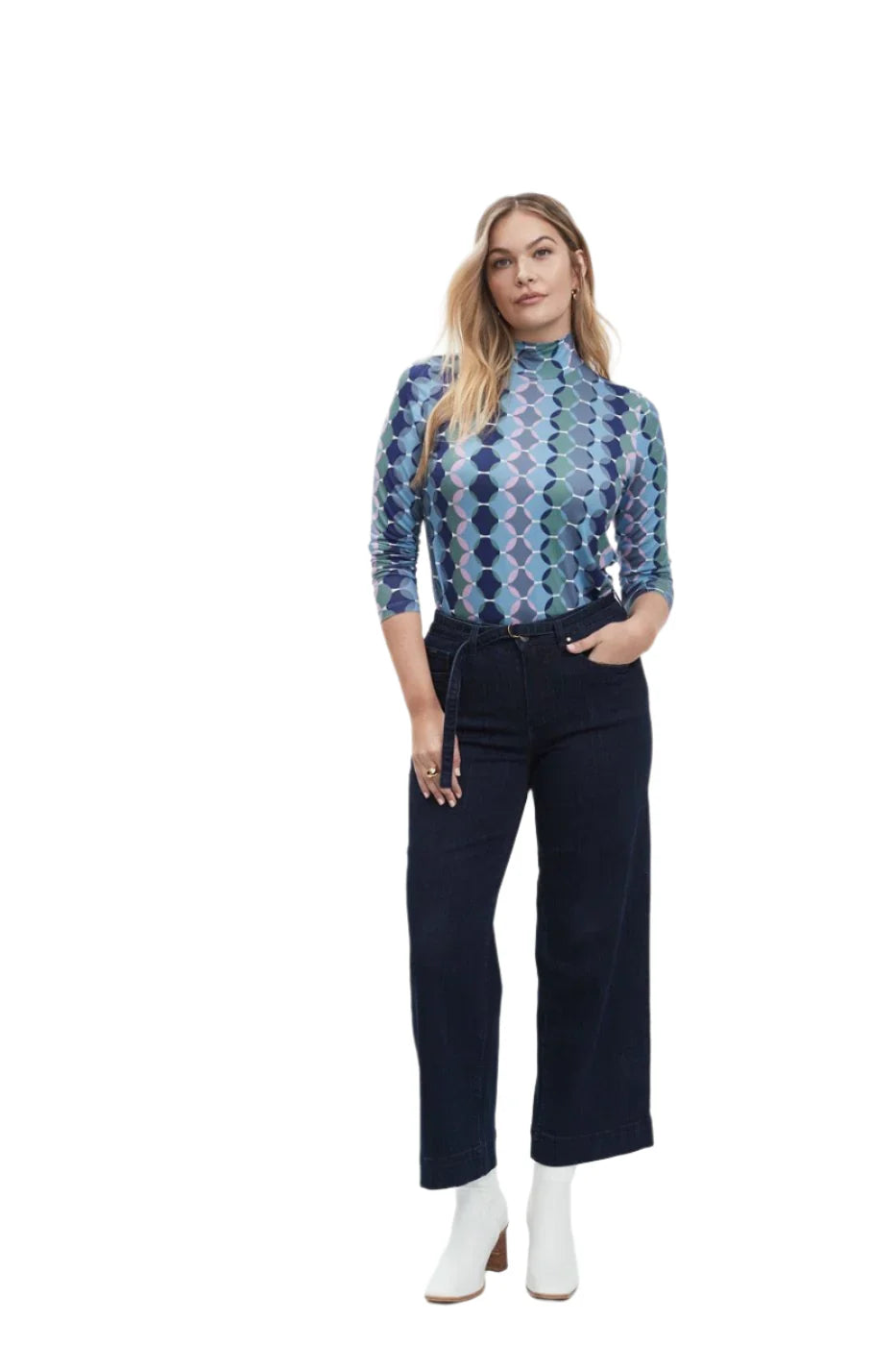 FDJ Olivia Wide Leg Trouser Jeans