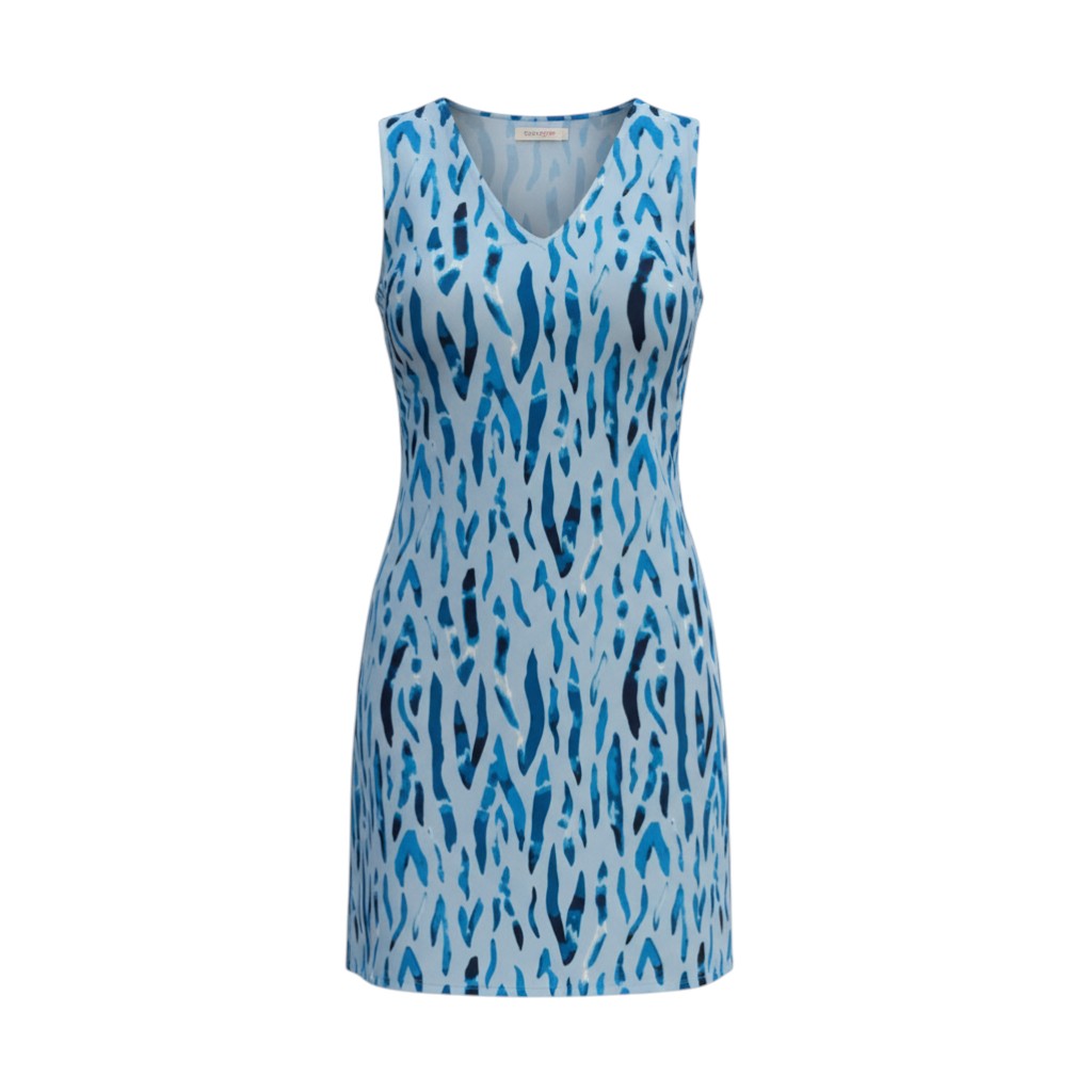 La Mer Luxe Sleeveless Crane Dress