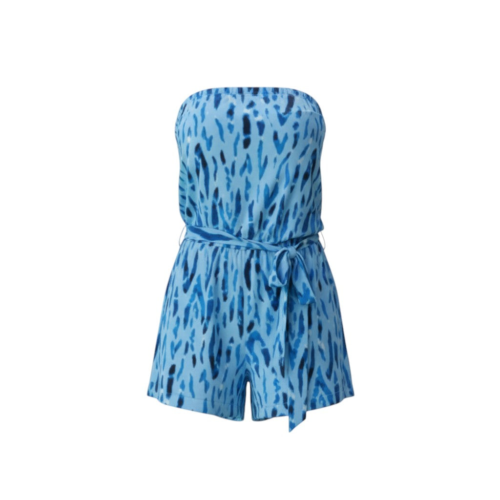 La Mer Luxe Strapless Raina Romper